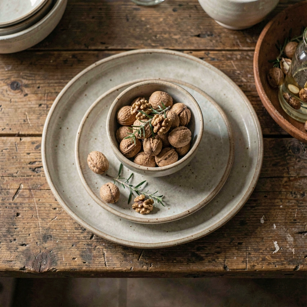 Mesa servida con conciencia